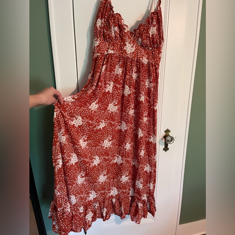 NWT Floral Dress, size M - Picture 2 of 13